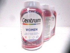 Centrum Multivitamin Tablet for Women w/ Vitamin D3 B Vitamins 07/2026 – Qty 3