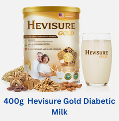 2 Tin Hevisure Gold Diabetic Milk Stabilize Blood Sugar Plant-Based 400g