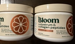 BLOOM NUTRITION Colostrum & Collagen Peptides Orange Cream 2️⃣ Packs ! Exp 01/27
