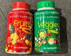 Balance Nature Fruits & Veggies Supplement Set-Whole Fruit & Vegetable