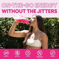 EBOOST Super Powder Drink Mix – Pink Lemonade 0.2 oz 20 Pack Hydration Energizer