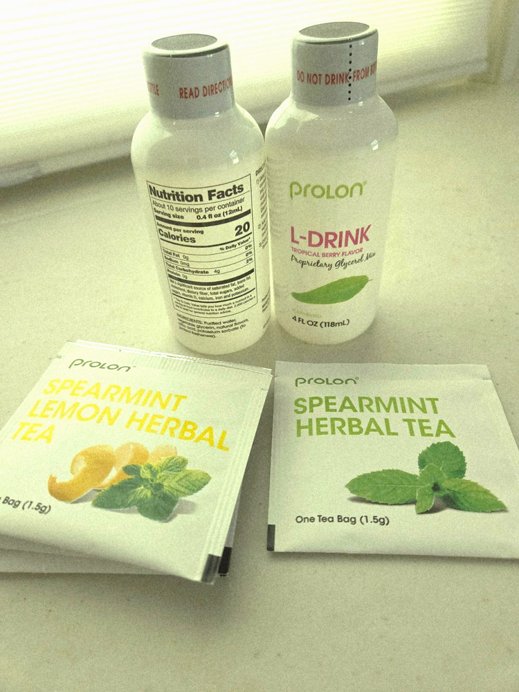 Lot Prolon Fasting Mimicking Diet 5 Spearmint Lemon Teas 2 L Drink 03/27