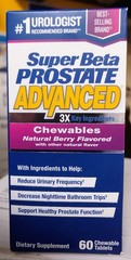 New VitalitySuper Beta Prostate Advanced Chewables – 60 Tablets EXP 01/2027