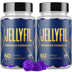 (2 Pack) Jellyfil Male Gummys Advanced Male Health Vitamin Support 120 Gummies