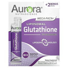 Mega-Pack+, Liposomal Glutathione, 750 mg, 32 Packs, 0.68 fl oz (20 ml) Each