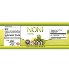 Noni Fruit Immune Support Supplement White Kidney Bean Weight Management 60 Caps