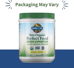 Raw Organic Perfect Food Juiced Greens Powder – 30 Servings, Detox & Energize