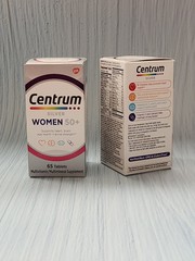 2× Centrum Silver Women 50+ MultiVitamin/Mineral Supplement, Exp: 05-2026.
