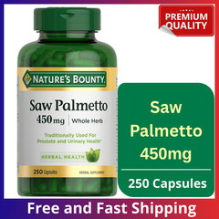 Nature’s Bounty Saw Palmetto 250 Count Herbal Supplement For Men’s Health