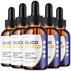 (5 Pack) Glico Shield Blood Support Drop GlicoShield Vitamin Formula 150 Serving