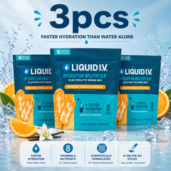 Liquid I.V. Hydration Multiplier,Orange Vanilla Dream,Fast Electrolyte Drink Mix