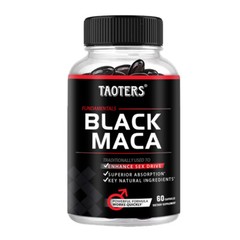 Black Maca – Natural Energy and Endurance Supplement, 30TO120 Capsules