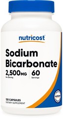 Nutricost Sodium Bicarbonate (2,500mg) 120 Capsules – GMO-free, Gluten Free