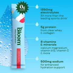 Bloom Nutrition Bloom Daily Hydration Electrolyte Powder Packets Collagen 5G