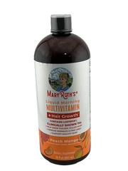 Mary Ruth’s Liquid Morning Multivitamin +Hair Growth 30oz Sealed! Best By 07/27