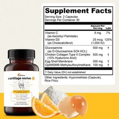 (3Pack) UpWellness Cartilage Revive + Joint Support Supplement for Men and Women