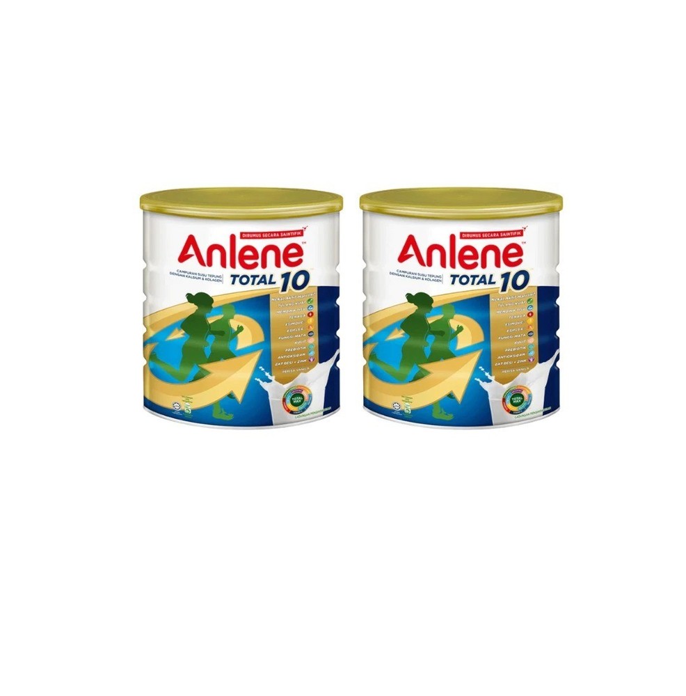 Anlene Total 10 High Calcium & Collagen Adult Milk Powder (2 Cans X 800g) DHL