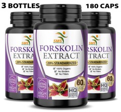 FORSKOLIN Weight Loss PURE Coleus Forskohlii EXTRACT Standardized 20% 180 CT