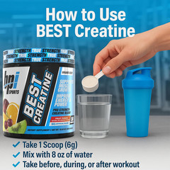 Best Creatine – Creatine Monohydrate, Himalayan Salt – Strength, Pump, Endurance