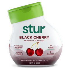 Stur Liquid Enhancer Black Cherry 1.62 fl oz (Pack of 6)