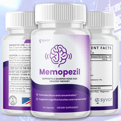 (3 Pack) Memopezil Nootropic All Natural Brain Supplement Memo Pezil 180 Capsule