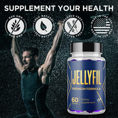 (2 Pack) Jellyfil Male Gummys Advanced Male Health Vitamin Support 120 Gummies
