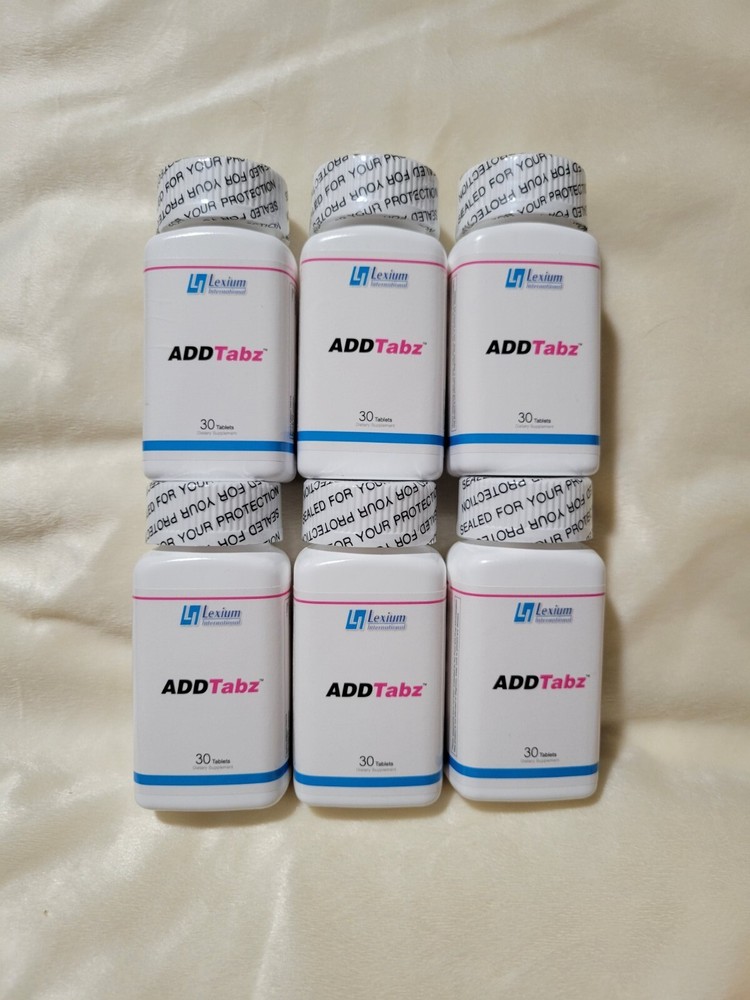 Buy 3 Get 3 FREE – AddTabz (180 tablets) – Focus Supplements -Authentic Unopened