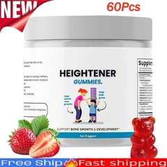 New 60Softgels Heightener Gummies Organic Height Growth For Kids,Teens