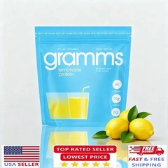 Gramms Lemon Flavor GrassFed Clear Whey Isolate Protein Powder pure protein
