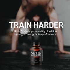 Nitric Oxide & Testosterone Booster for Men, L Arginine, L Citrulline 60 & 90