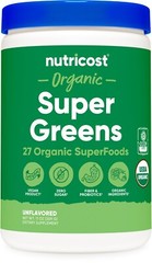 Nutricost Organic Super Greens Powder (30 Servings) Unflavored