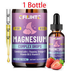 Kids Magnesium Liquid Drops Magnesium Glycinate Liquid for Kids Sleep Supplement