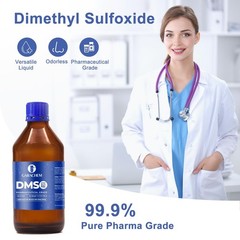 99.9% Pure DMSO Liquid – Pharmaceutical Grade Dimethyl Sulfoxide 16.9 OZ, Low Od
