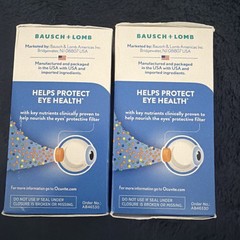 2 Bausch+Lomb Ocuvite Adult 50+ Eye Vitamins+ Omega 3, Zinc, D (100 Total) 01/27