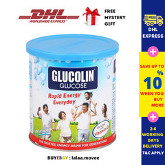 2 X Glucolin Glucose 420g Rapid Energy Enriched with Vitamin (Original Flavour)