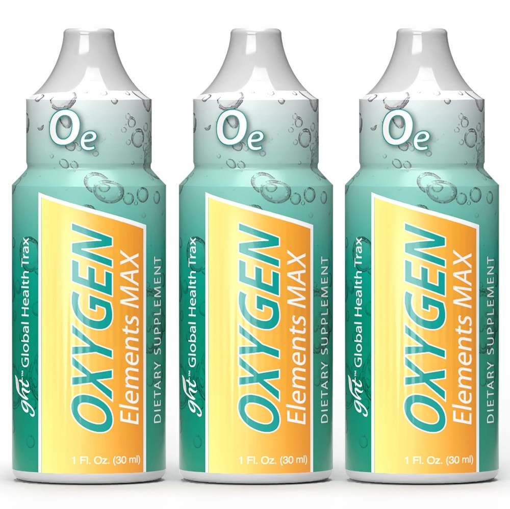 GHT Oxygen Elements Max Liquid Drops in 1 Ounce 1.0 (Pack of 3)