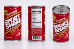 Sport Shake High Protein Strawberry Shake Drink, 11 fl oz (325 mL) Can pack 3