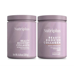 Nutriplus Collagen Powder Hyaluronic Acid Vitamin C Chocolate 250g & 210g
