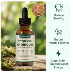 Lymphoria – Lymphatic Drainage 59ml – Detox, Bloat Soothe & Immune Support