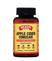 Bragg Apple Cider Vinegar , 90 Capsules Sealed Exp 02/2028 Fast Shipping