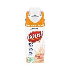 Nestle Boost Very High Calorie Complete Nutritional Drink Strawberry 8 oz 24 Ct