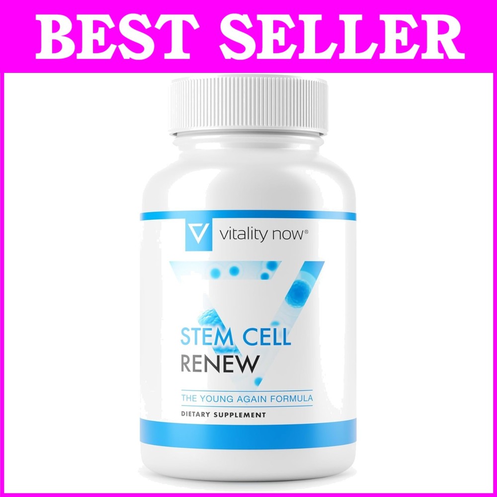 Unflavored Stem Cell Renew Capsules: Rejuvenate Your Body & Mind – 30-Day Supply