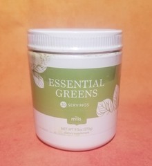 M’lis Essential Greens Superfood Powder Drink Blend Dietary Supplement- 9.5oz
