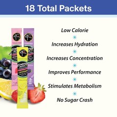 Energy Rush PSD with Electrolytes 18ct Variety Pack Stix (Lemonade/Strawberry…