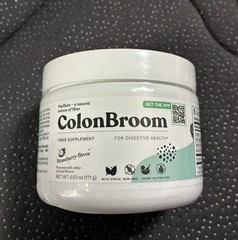 Colon Broom Fiber Supplement For Digestive Health- Strawberry Flavor 171g