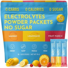 Energy Drink Mix, Zero Calorie Electrolytes