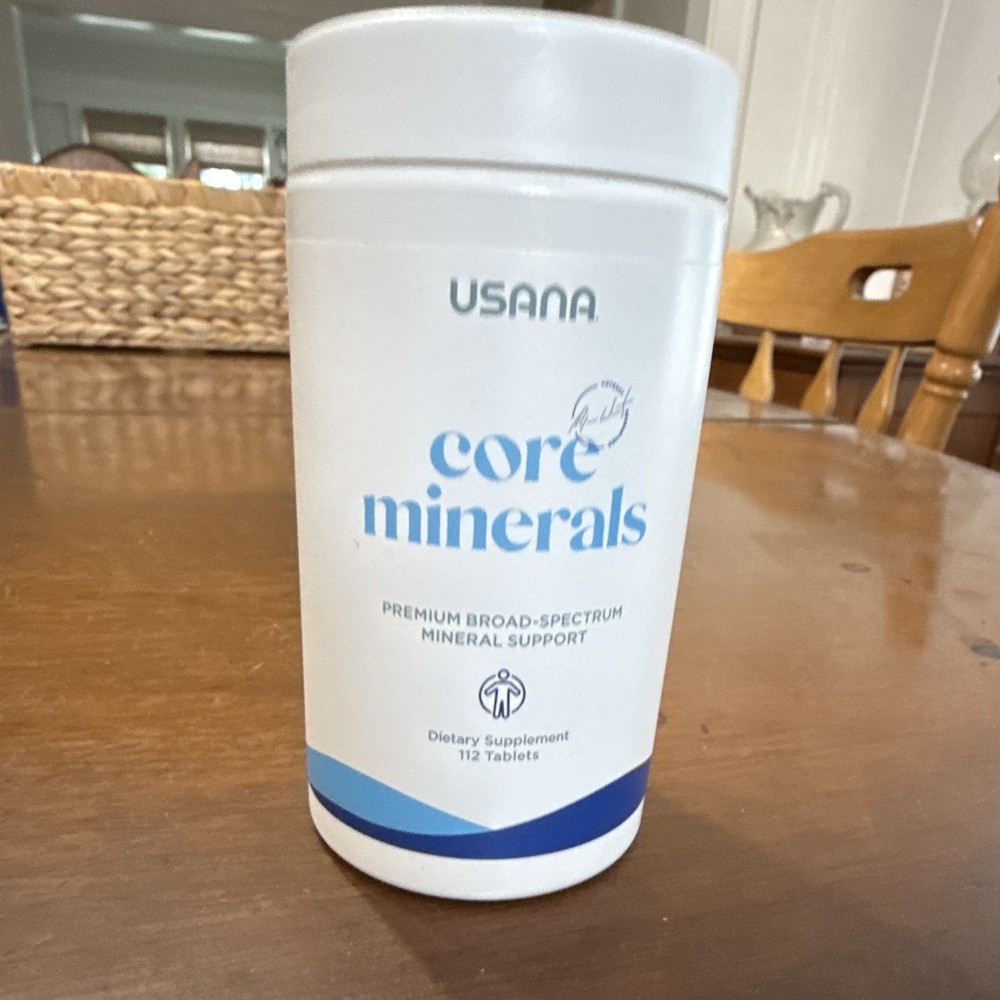 USANA Core Minerals Tablet Mineral Support Magnesium Calcium 112 Tablets