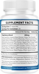 FlexiLeaf Blood Sugar Support Supplement Capsules Glucose Natural 1 Pack 60Ct