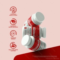 BioSteady Capsules, Bio Steady Blood Optimizer Supplement – 5 Pack