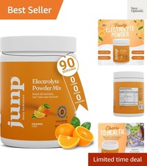 Hydrating Citrus Orange Electrolyte Powder – Zero Calorie, 90 Servings of Energy
